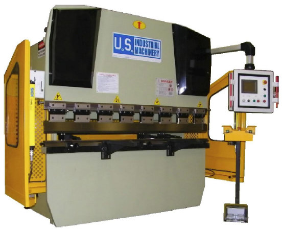 US  INDUSTRIAL  44  TON  x  6'  CNC  HYDRAULIC  PRESS  BRAKE